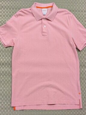 Swims Sunnmore Blush Pink Cotton Polo Men's Size Large Made in Peru